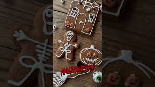 Trocha inspirace na halloweenské perníčky 🎃🕷🕸 halloweenpernicky halloween pernicky diy [upl. by Eerized21]