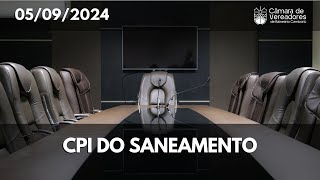 Comissão Parlamentar de Inquérito  CPI do Saneamento  05092024 [upl. by Arrak]