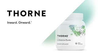 LGlutamine Powder Supplement  Thorne® [upl. by Kristal]