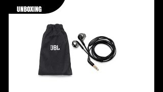 JBL T205 Black  Unboxing [upl. by Arnoldo525]