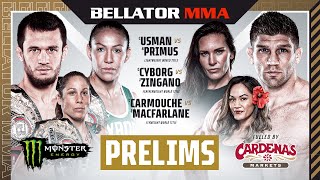 BELLATOR 300 Usman vs Primus Monster Energy Prelims fueled by Cardenas Markets  DOM [upl. by Eckart]