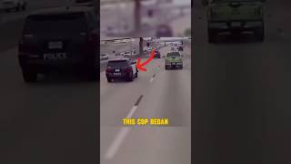 Cop Tailgates Anxious Driver dashcam police road [upl. by Attenyw]