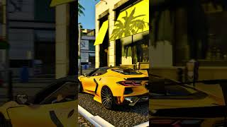 Chevrolet Corvette C8 in GTA 5 Graphics Mod🤯🔥shorts [upl. by Redd]