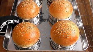 Burger buns The tastiest burger buns youll ever make [upl. by Mariand]