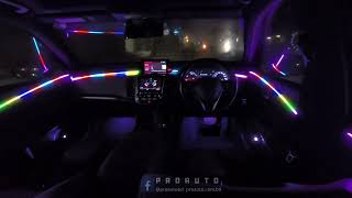 Symphony Ambient light Installation on Toyota Crown RS [upl. by Leuams350]