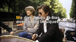 Françoise Hardy amp Jacques Dutronc  Puisque Vous Partez En Voyage Paroles Audio HQ [upl. by Hatti]