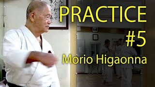 Morio Higaonnas Karate practice 5  KOTEKITAEampTAIATARI  東恩納盛夫先生の鍛錬その5 [upl. by Htidirem]