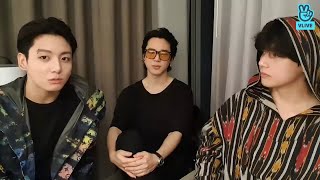 ENG SUB TAEHYUNG JIMIN amp JUNGKOOK LIVE VLIVE PART 2 [upl. by Yelloh338]