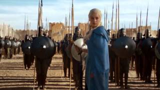 Game Of Thrones Season 3  Anatomy Of A Scene  Daenerys Meets The Unsullied HBO [upl. by Natsud]