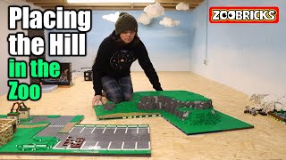 Attaching the hill to the Lego Zoo [upl. by Esilehc111]