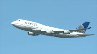 2011 Fleet Week San Francisco  United Airlines 747 [upl. by Gloriana]