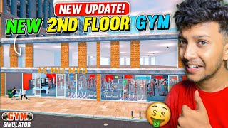 Finally Opened New 2nd FLOOR GYM 😍 NEW UPDATE  GYM SIMULATOR 24 [upl. by Slaby]