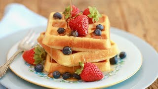 How to Make Waffles Without a Waffle Maker Video [upl. by Stevens187]