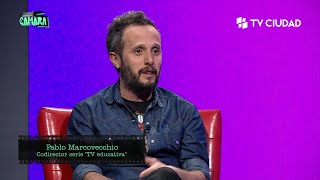 Corre Cámara  Entrevista a Pablo Marcovecchio codirector de la serie TV Educativa [upl. by Ellenet]