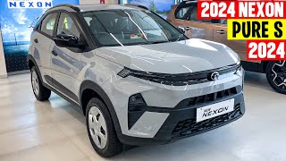 2024 Tata Nexon Pure S  Detailed Walkaround❣️ [upl. by Blatman]