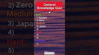 General Knowledge Quiz 40 [upl. by Dlarej]