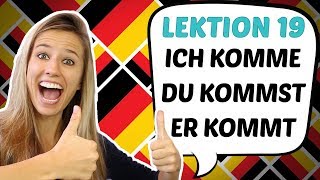 GERMAN LESSON 19 EASY Conjugation of German REGULAR VERBS  Personal Pronouns [upl. by Atipul790]