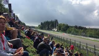 2018 Belgian F1 Grand Prix FP1 Kemmel Straight [upl. by Corvese]