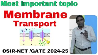 Plasma Membrane transport csirnet l Active passive transport l type of transport csirnet l Gate [upl. by Vaclava]