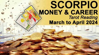 SCORPIO MONEY amp CAREER TAROT READING quotA DEPARTURE amp A HEALTHY LIFE BALANCEquot March to April 2024 [upl. by Lihp265]