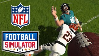 Jaguars Vs Bengals  Football Simulator [upl. by Ellehcear]