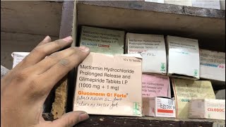 Gluconorm G 1 Forte Tablet uses  price  composition  dose  side effects  review  in hindi [upl. by Ylatan]