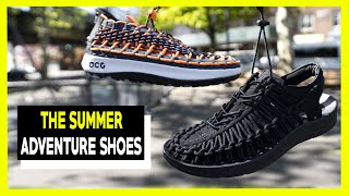 Nike ACG Watercat And Keen Uneek QUICK Comparison  Outfits Ideas [upl. by Telfer]