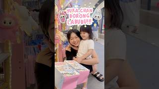 yukachan borong labubu yukachan minivlog labubu labubumacaron viral family unboxing vlog [upl. by Jacobba376]