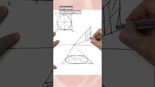 Drawing Circles in 1 Point Perspective drawingtutorial howtodraw [upl. by Dustie]