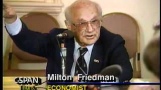 Milton Friedman  Congressional House Economic Task Force 1993 Congress Owned EPIC [upl. by Eladnwahs]