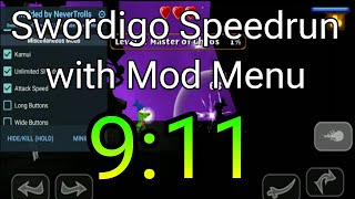 Swordigo Speedrun using Mod Menu 911s  Nevert Mods [upl. by Phelgen858]