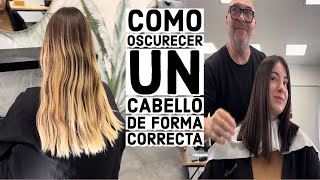 Como oscurecer un rubio muy claro de forma correcta [upl. by Arihsa652]