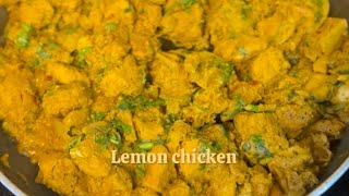 Lemon Chicken Recipe BY SAHRISH SALMANI [upl. by Maharba67]