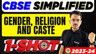 Gender Religion and Caste Class 10 OneShot Explanation 202324 CBSE SIMPLIFIED [upl. by Esmeralda]