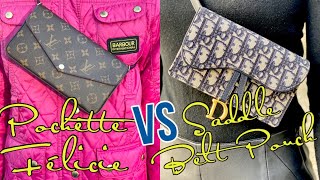 Louis Vuitton Pochette Félicie vs Dior Saddle Pouch [upl. by Almat866]