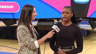 INTERVIEW  Mackayla Scarlett with BEDN at BIG EAST Media Day [upl. by Eaton]