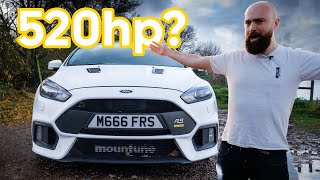 Is 520hp too much power in a Hot Hatch  Mountune m520 Ford Focus RS review [upl. by Ltihcox]