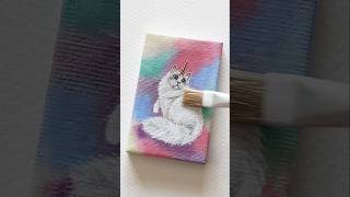 Jakie zapachy lubią koty 🤔🐈 ciekawostki catpainting koty malarstwo [upl. by Hedvige]