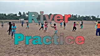 River  Practice  SASA  CREWS  Cheyyar  River  MGL  SILAMBAM 2022 [upl. by Shelba]