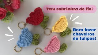 Amor em Crochê by Deb está ao vivo Transformando sobrinhas de fio em chaveiros fofos [upl. by Llehsam]