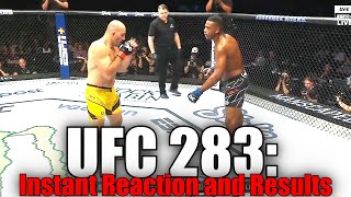 UFC 283 Glover Teixeira vs Jamahal Hill Reaction and Results [upl. by Nosreg959]