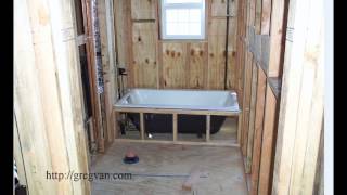 Easy Bathtub Installation Tip for New Home Construction and Some Remodeling Projects [upl. by Kiryt]