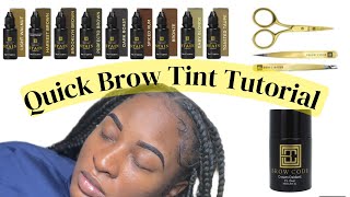 HOW TO DO A BROW TINT IN 6 MINUTES  LICENSED ESTHETICIAN  DETAILED VIDEO [upl. by Eniarrol]