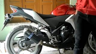 cbr250r exhaust sound [upl. by Sawyor]