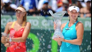 Sharapova vs Radwanska ● 2012 Miami Final Highlights [upl. by Tnek]