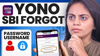 SBI YONO Username And Password Forgot [upl. by Hodess]