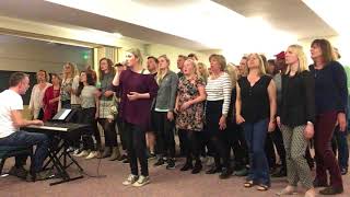 This Is Me rehearsal  The Greatest Showman VOCAL WORKS GOSPEL CHOIR VWGC [upl. by Eidna]