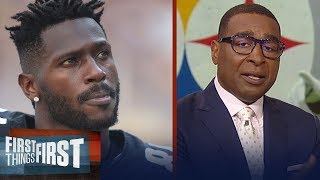 Cris Carter reacts to Larry Fitzgerald’s comment on AB situation  NFL  FIRST THINGS FIRST [upl. by Zinah]