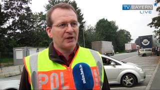 Illegale Flüchtlinge bei Rosenheim  TV Bayern Live am 14092014 [upl. by Aiynot529]