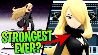 Is New Cynthia the Strongest Pokemon Trainer Ever [upl. by Elleved639]